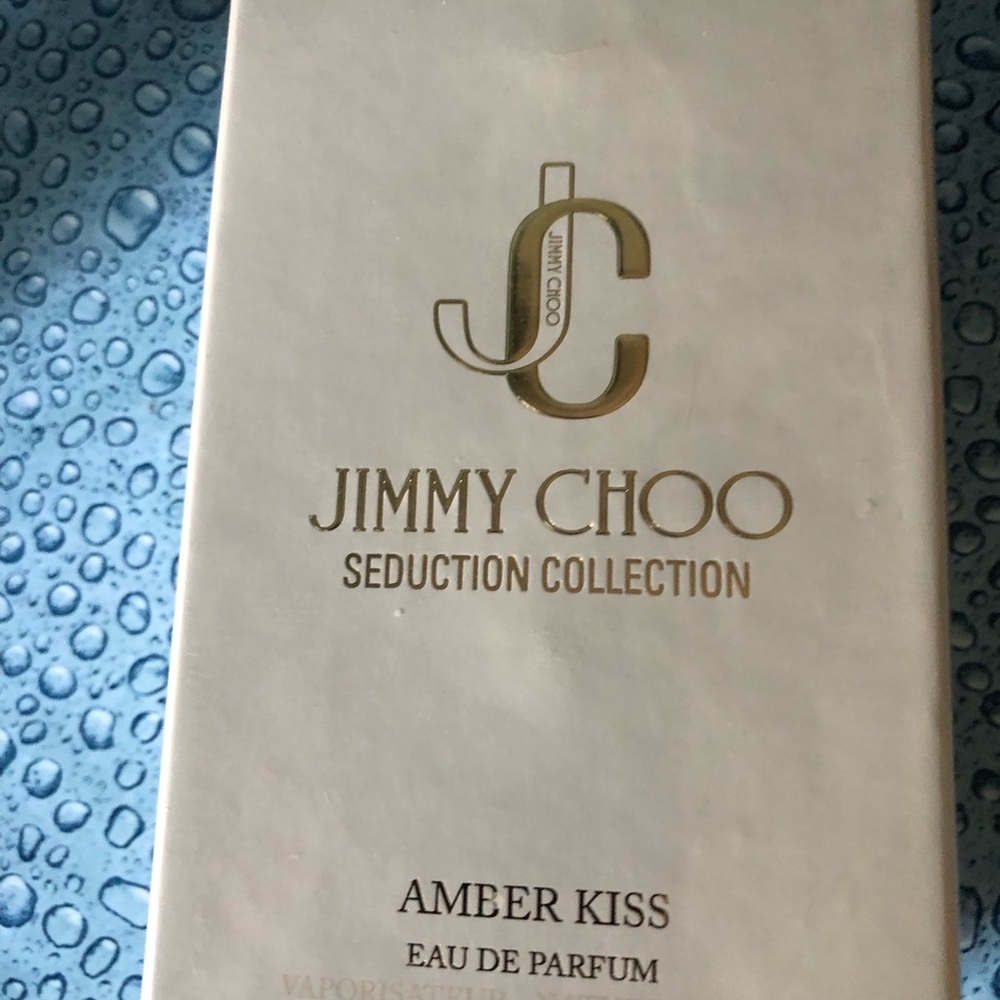 JIMMY CHOO AMBER KISS PARFUM AND LIPSTICK